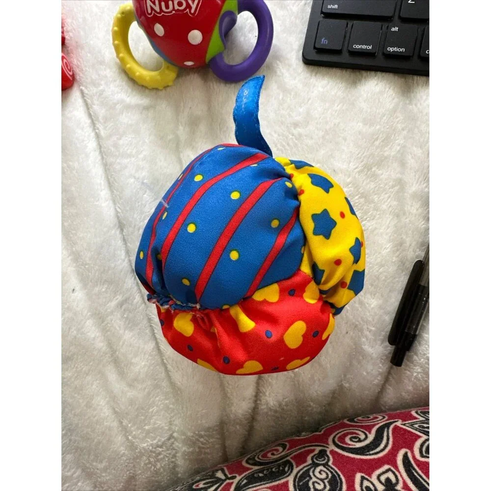 Fisher-Price Lot of Baby Toys Lion Bath Squirter‎ Macaron Toy Plush Ball